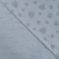 Preview: Jersey Jaquard "Herzen" rauchblau Frottee